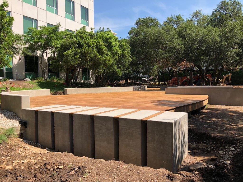 Myers Concrete at the Spear Street offices in Austin for Rand Construction