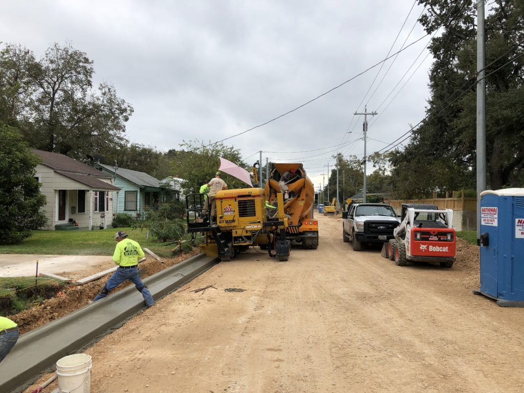 MUNICIPAL PROJECT PHOTO 4 – SLIPFORM CURB AND GUTTER